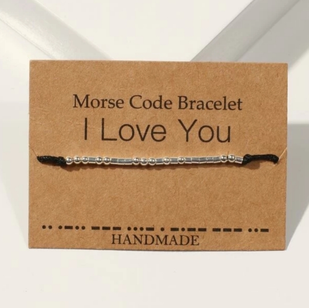 Morse Code "I Love You" Bracelet